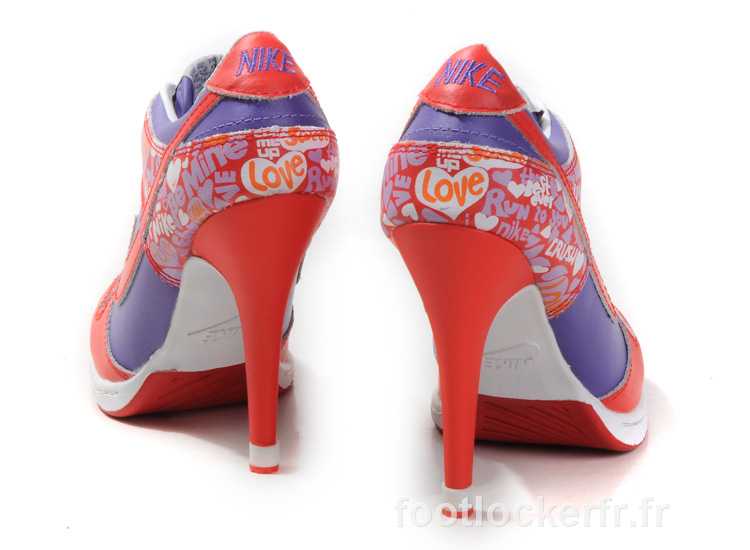 nike a talon femme vendange pascher talon nike rose boutique